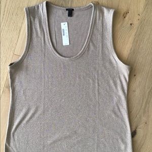 NWT JCrew Gold Tank